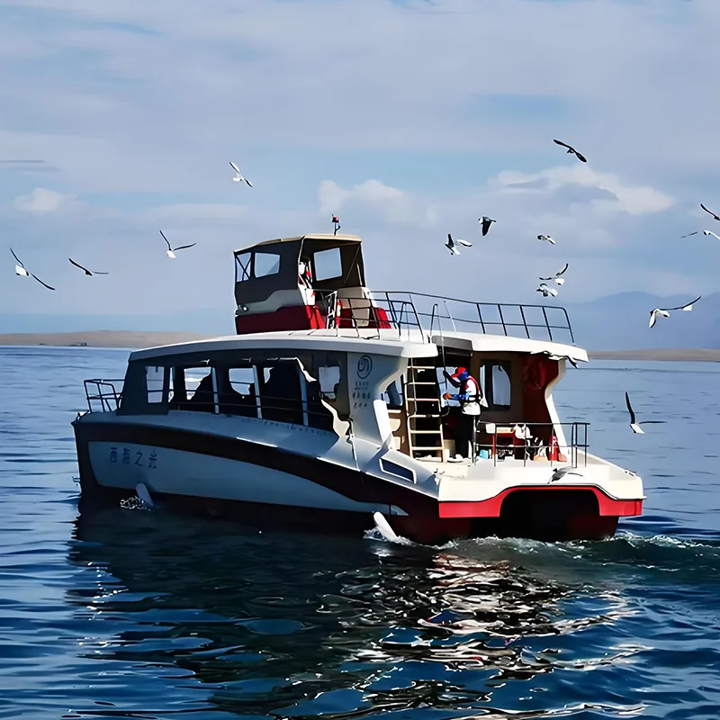 15m catamaran neeg caij tsheb thauj khoom